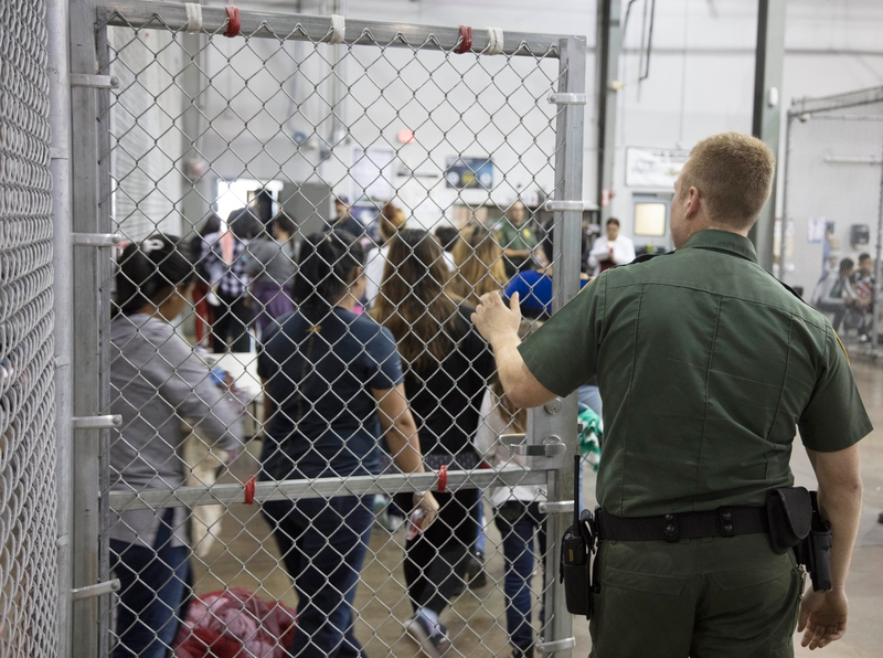 A “Trump Hotel” immigrant detention center in McAllen, Texas
